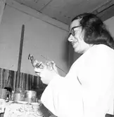 Danska flyktingar. Fotot taget bl.a för Husmodern i Furuvik
