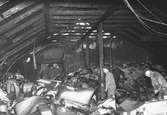 Brand i Koperativa förbundets lager på Stora Holmen. Den 31 mars 1943
