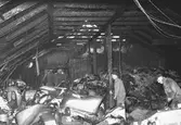 Brand i Koperativa förbundets lager på Stora Holmen. Den 31 mars 1943
