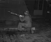 Luftskyddsövning. Maj 1944





