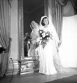 Konsum Alfa. Modeuppvisning på Stadshuset. Oktober 1945





