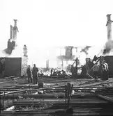 Reportage för Gefle Dagblad. Branden i Forsbacka. Den 1 Juni 1939

