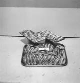 Konsum Alfa. Charkuteri. Juli 1944. Rimmat fläsk HG 40 öre

