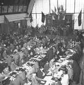 Sågverksarbetarförbundets kongress på Södra Station. September 1944. Maxim.