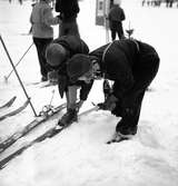 Fettisdagstävling. Skidor. År 1936
