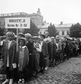 Reportage för Gefle Posten. Barnutflykt till Furuvik. September 1937
