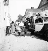 1 oktoberflytt. Reportage för Gefle Dagblad. Den 1 Oktober 1937.
Enligt Georg Granbom 