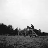 Reportage för Gefle Dagblad. Poliskåren. Hinderlöpning. Oktober 1937



