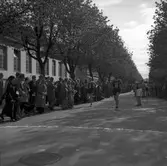 Reportage för Gefle-Posten. Stafett. Gävle runt. 1936




