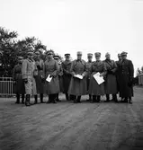 Kungabesök. Gustav V. I 14, Hälsinge regemente







