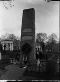 Oscar Petterssons gravsten. Den 1 maj 1921.


