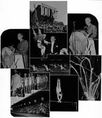 Kooperationen firar 100 år. Fotomontage av budkavlen, november 1944.

