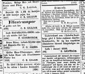Norrlands-Posten, nr 7, torsdagen den 24 januari 1856. Grundades 1837 av A.P. Landin som var chefredaktör till 1869, tidningen trycktes på hans tryckeri i Gävle. Ambitionerna var att sprida liberalismens principer i hela Norrland och NP kom ut två, senare tre och fyra dagar i veckan.

