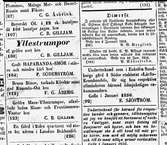 Norrlands-Posten, nr 7, torsdagen den 24 januari 1856. Grundades 1837 av A.P. Landin som var chefredaktör till 1869, tidningen trycktes på hans tryckeri i Gävle. Ambitionerna var att sprida liberalismens principer i hela Norrland och NP kom ut två, senare tre och fyra dagar i veckan.

