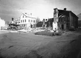 Den 12 februari 1955. Rivning på söder. Timmermansgatan.
