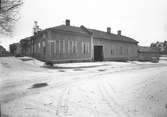 Den 3 mars 1954. Södra Kansligatan 17 - 19 och Tullbomsgatan.