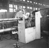 Den 15 oktober 1968. Gävle Varv. Spiralsvetsning-rör.

