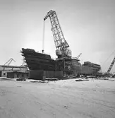 Den 14 februari 1962. Gävle Varv.
