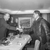 Den 27 januari 1954. Gävle Varv. Båten M/S Lombardia


