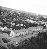 Flygbild över Brynäs. Troligtvis år 1948.