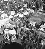 Flygbild över villastaden. År 1940.
