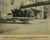 Deltagare i Svenska brandchefsföreningens årssammanträde i Kalmar, på studiefärd i staden.