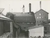 Innergården på Axel Anderssons bryggeri.