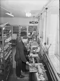 Interiör från verkstaden, den 20 fevbruari 1953

