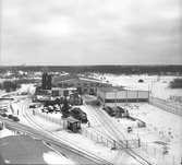 Flygbild över fabriksområdet, den 6 februari 1960
Swendsén & Wikström Värmepannefabrik på Brynäs, köptes 1955 upp av Svenska Järnvägsverkstad och fick namnet ASJ-PARCA.

