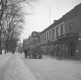 Reportage för Gefle Dagblad. Biografen Röda Kvarn visar 