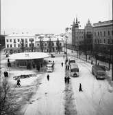 Busstationen på Stora Torget

Januari 1940
