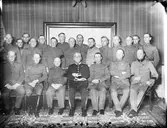 P. G. Sundström,  Stockholm. Officerare vid väg- och vattenbygg, kåren. Taget på Grand hotell. Den 1 juni 1938

