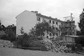 Nya hus vid Brunnsgatan i Gävle. 1947. Reportage för Arbetarbladet.