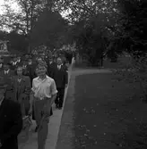 Bergslagens medaljutdelning och resan till Uppsala. Augusti 1947.