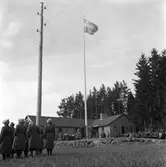 Stagården, ca 1945. Stagårdens kursgård ägdes en gång av militären.
