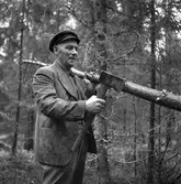 Konsum Alfa vedspillningsinsamling, cirka 1945.
