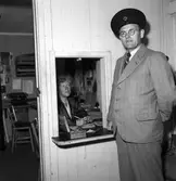 Malmstenstruppen uppträder på folkparken. Juli 1945.