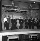 Metallarbetarförbundets teateramatörer. 1945. Reportage för Arbetarbladet.