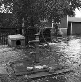 Översvämning. 18 augusti 1945.