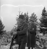 Från hemvärnsövningar. 17 november 1946.