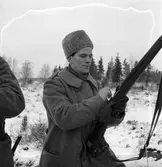 Från hemvärnsövningar. 17 november 1946.