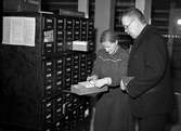 Gävle Stadsbibliotek, Centralbibliotek för Gävleborgs län. 1946.
