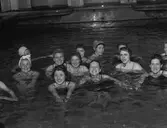 ABF. Damer på Murénska Badhuset. 1946.