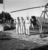 Svenska Shell AB fotograferat vid Avans flygfält. 1946.