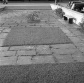 Stenpartiet framför rådhuset. 7 september 1946. Grythytte Skifferbruk, Grythyttehed.