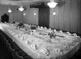 Hotell Baltic. 19 januari 1945. Middagsbord för Porslinsfabriken.
