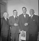 V.A.I.F - Valbo Allmänna Idrottsförening firar               40-årsjubileum. 9 november 1952. Reportage för Gefle Dagblad.