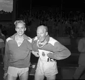 Julispelen på Strömvallen. 10 juli 1953.
