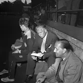 Julispelen på Strömvallen. 10 juli 1953.
