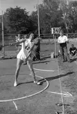 Gästrikland - Hälsingland. Friidrott på Strömvallen.         26 juli 1953.
